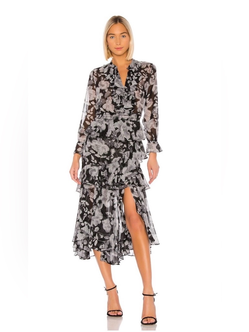 Misa Los Angeles Agnese Dress - Floral Ruffle